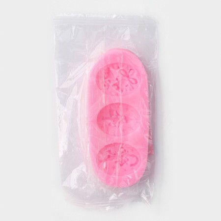 MOLD "New Year's Eve", silicone, 11 × 4.8 cm, pink color-4
