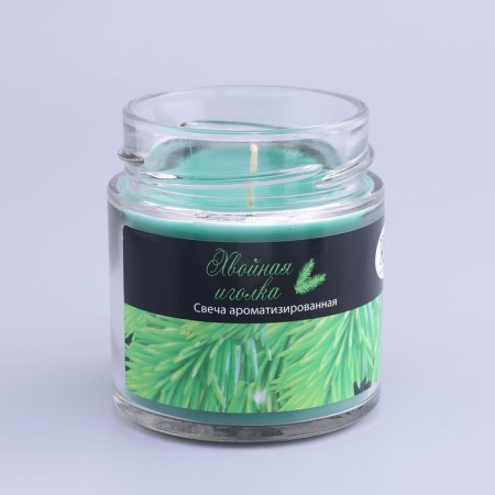 Candle in the bank Aromatic "coniferous needle", 25 hours-2