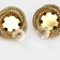 Earrings Metal "Aesthetics" Freesia, Color Gold