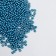 Glass glass 11/0 "metallic. Blue steel" 10 g