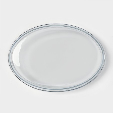 Oval glass form for microwave borcam, without cover-7