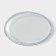 Oval glass form for microwave borcam, without cover
