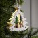 Christmas tree toy "Christmas tree with deer", from batteries, glow warm white