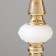 Board lamp "Chess style" E27 40W white-gold 14x14x40 cm Risalux