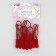 Lightning Poller, 2.5 cm, 6 × 0.8 cm, 10 pcs, red color