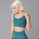 Top female, turquoise color, size 48-52 (L-XL)
