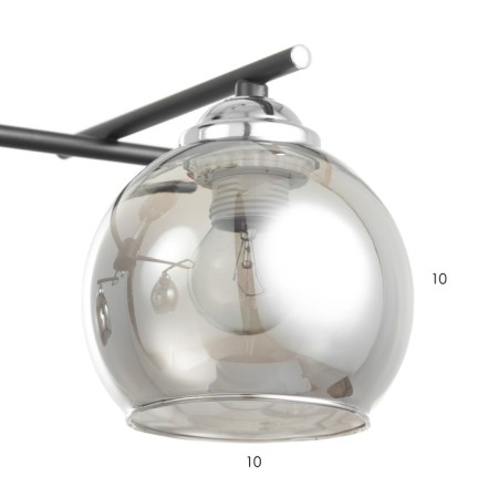 Chandelier 1108/3cr E27 40W Black-chromium 54x54x24 cm Bayerlux-5