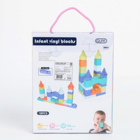 Set for playing the bathroom "Little Castle", designer, 18 pcs-5