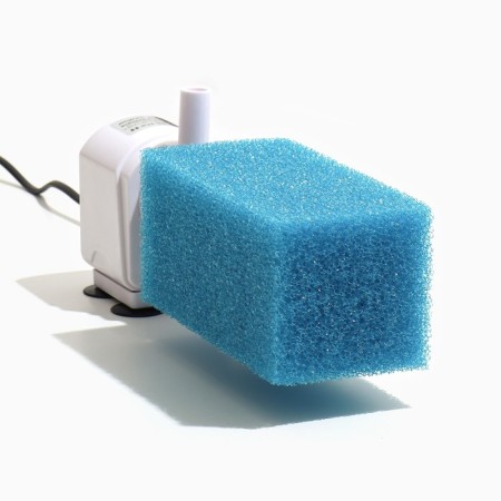 Rectangular sponge for filter No. 9, coarse, 8 x 8 x 16 cm, blue-4