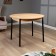 Round kitchen center, 1000x1000x750, oak craft gold