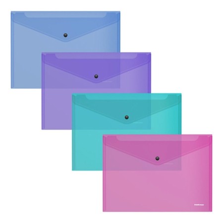 The convert folder on the A5+ (239x189x9 mm), 180 microns, Erichkrause Vivid, glossy, translucent, mix