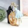 Souvenir Polystone "Lovers - Kiss at the heart" 23x5x24 cm