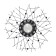 Watch walls, series: openwork, "thesis", smooth move, D-60 cm, dial 22 cm