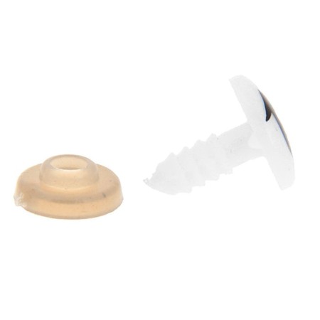 Screw eyes with plugs, set 4 pcs, size 1 pc: 1.3 × 1 cm-1