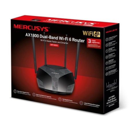 Wi-Fi router Mercusys MR1800X (Wi-Fi 6)-2