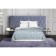 Livia bedspread, size 240x240 cm, graphite color