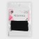 Knitted elastic, 5 mm, 3.8 m, black color