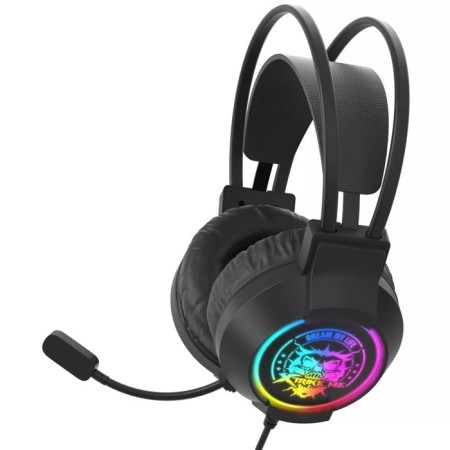 Headphones XTRIKE ME GH-416, game, full-size, backlight, MIC, USB, 2 m, black-4
