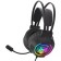 Headphones XTRIKE ME GH-416, game, full-size, backlight, MIC, USB, 2 m, black