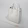 Bag Female Tout with zipper, white color