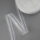 Curtain tape, organza, 4 cm, 50 ± 1 m, transparent color