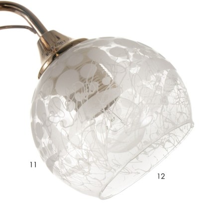 Chandelier gallop "bosom" 5x60W E27 gold-5
