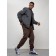 Male bomber, size 58, dark gray color