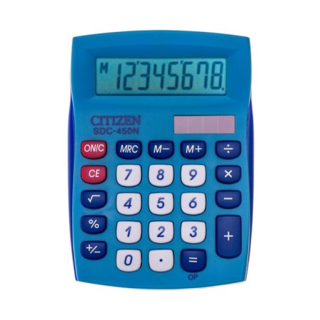 CITIZEN CITIZEN "SDC-450NBLCFS", 8-bit, 120 x 87 x 22 mm, double power, blue-4