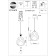 STL LUCE Sus. SL1188.413.01. Idesia. 1x60 W, E27, 23x23x29.6 cm, black color
