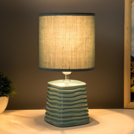Sinbol table lamp E14 40W Green 14x14x26.5 cm Risalux-1