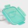 Glass Lockie & Lock Food, 1010 ml, 2 sections, green cover