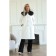 Female coat, size 42, white color