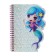 Figure notebook 48 sheets, A6, line, on the crest, holography, voluminous applique "animals", mix