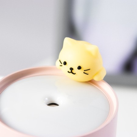 Night-wound-master "kitten" LED 2W USB 260ml pink 7.5x7.5x12 cm Risalux-7