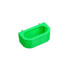 A hinged feeder - a drinker 4 x 6 x 11 cm, tray, plastic Greengo
