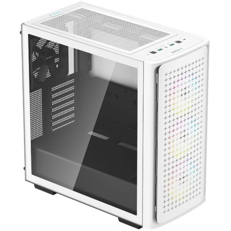 The DeepCool CK560 WH white case without PSU ATX 2x120mm 1x140mm 2xusb3.0 Audio Bott PSU-2
