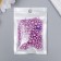 Beads for creativity plastic "Round. Lavender" d = 3-8 mm, set 10 grams