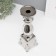 Ceramics candlestick per 1 candle "Nuovo" d = 1.5 cm silver 10x10x31.5 cm