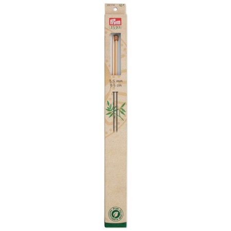 Sleeps are straight, bamboo, 3.5 mm/33cm, 2 pcs