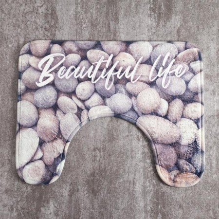 Bathroom mat Ethel "Beautiful Life", 50x40 cm, velor-1