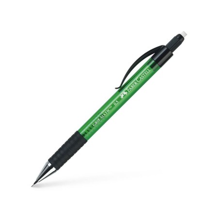 Mechanical pencil 0.5 mm Faber-Castell Grip Matic 1375 with an eraser, green-1