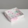 Confectionery packaging, Makarun box with PVC lid, “Spring Gift”, 12 x 12 x 3.5 cm