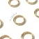 Rings for bags, d = 12 mm, thickness - 3 mm, 10 pcs, gold color