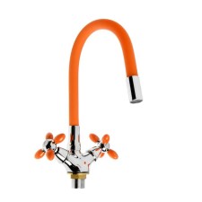 Accoona A4882P-1 kitchen mixer, two-wound, with flexible surge, orange