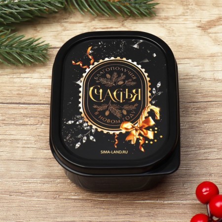 Lunch-Box rectangular "Happiness", 150 ml
