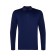 Male polo with long sleeve, dark blue color, size 44 (s)