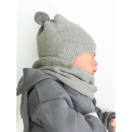 Children's snood, growth from 1 year, color gray-9