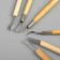 Tools for creativity (set of 6 pcs) wood, metal 17 cm