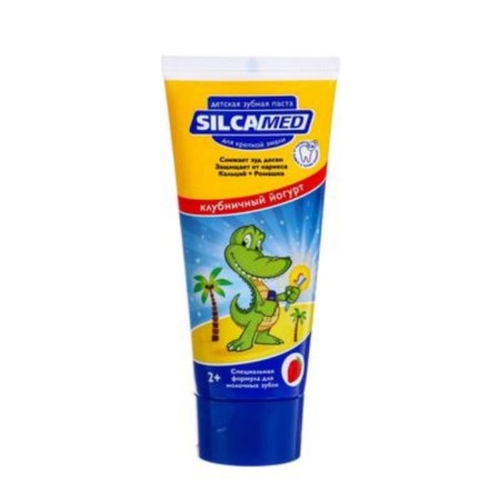 Silcamed toothpaste Children's strawberry yogurt 65 g-2