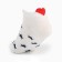 Women's socks, white color/stars, size 36-40